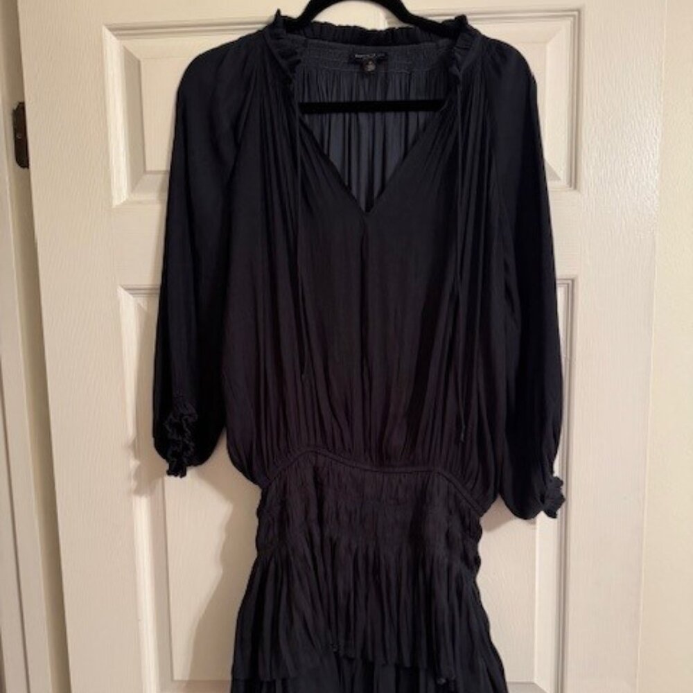 CURRENT AIR, NAVY DRESS, SIZE MEDIUM